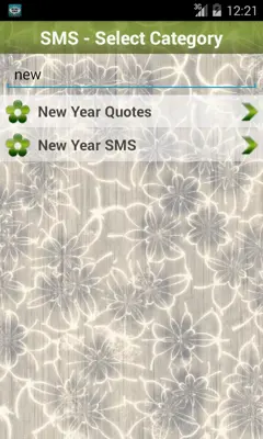 SMS Collection android App screenshot 2