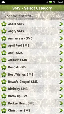 SMS Collection android App screenshot 5